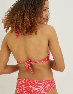 FatFace Ikat Leaves Bikini Top|Women Beachwear & Swimwear