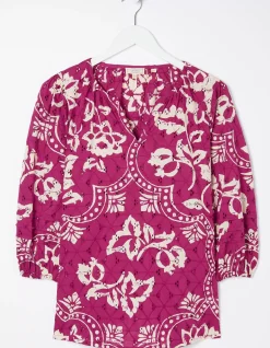 FatFace Imogen Broderie Floral Blouse|Women View All