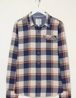 FatFace Indigo Grid Check Shirt|Men Shirts
