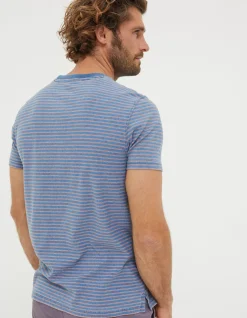 FatFace Indigo Stripe T-Shirt|Men View All