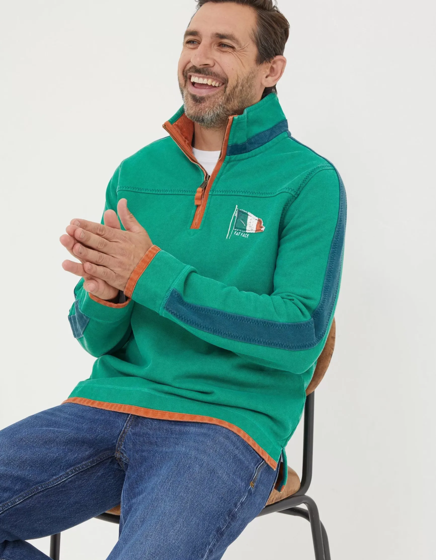 FatFace Ireland Nation Airlie Sweatshirt|Men Sweatshirts & Hoodies