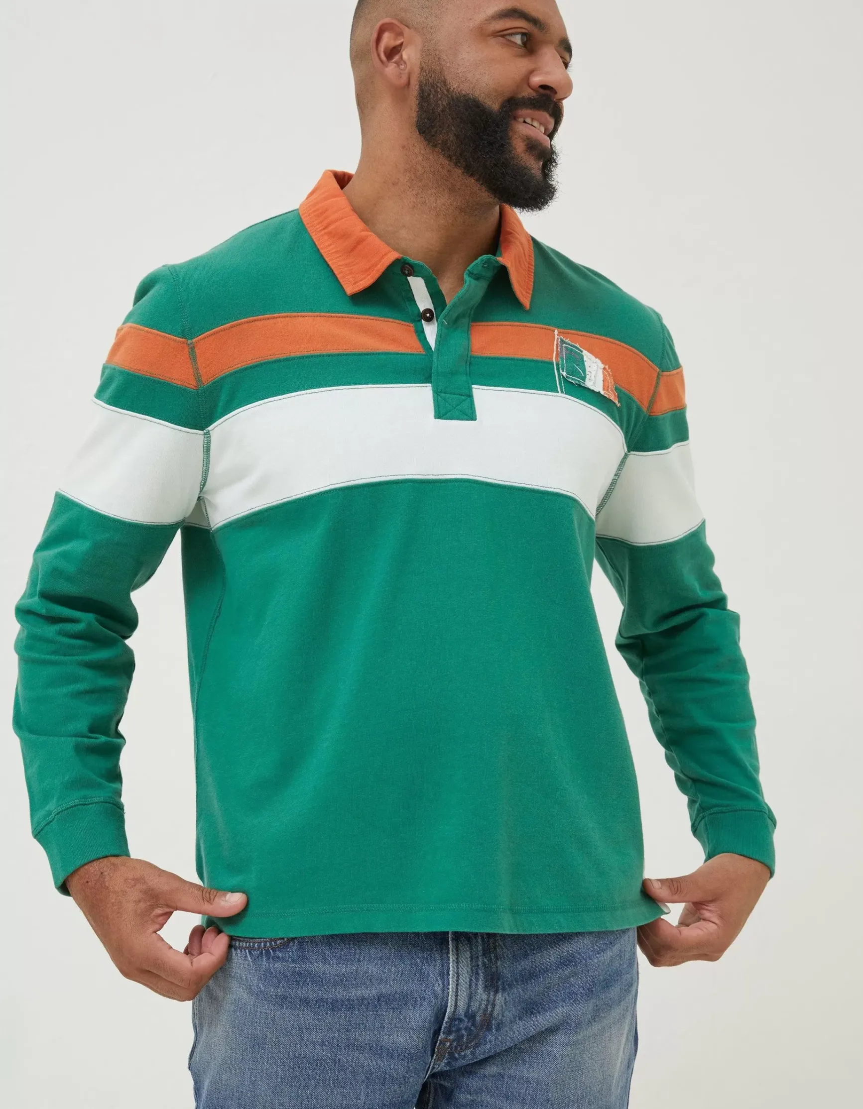 FatFace Ireland Rugby Shirt|Men T-Shirts