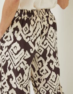 FatFace Isla Ikat Wide Leg Trouser|Women Trousers & Leggings