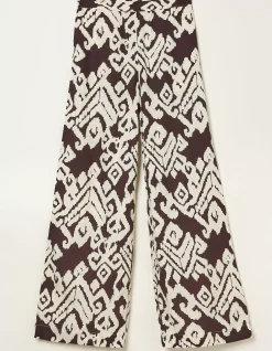 FatFace Isla Ikat Wide Leg Trouser|Women Trousers & Leggings