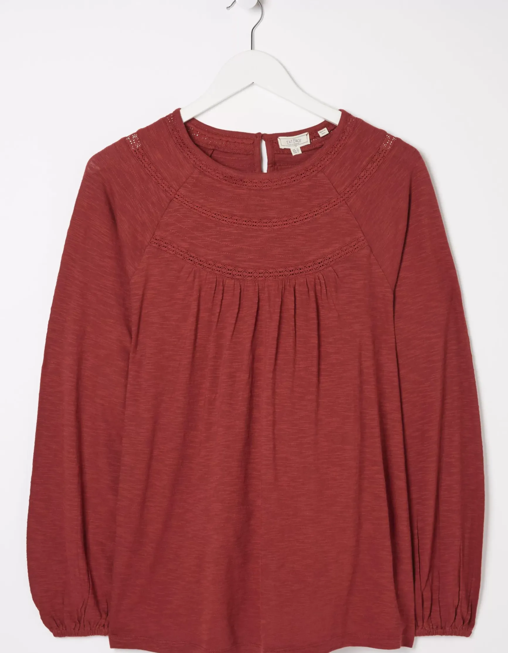FatFace Isla Lace Top|Women Tops & T-Shirts