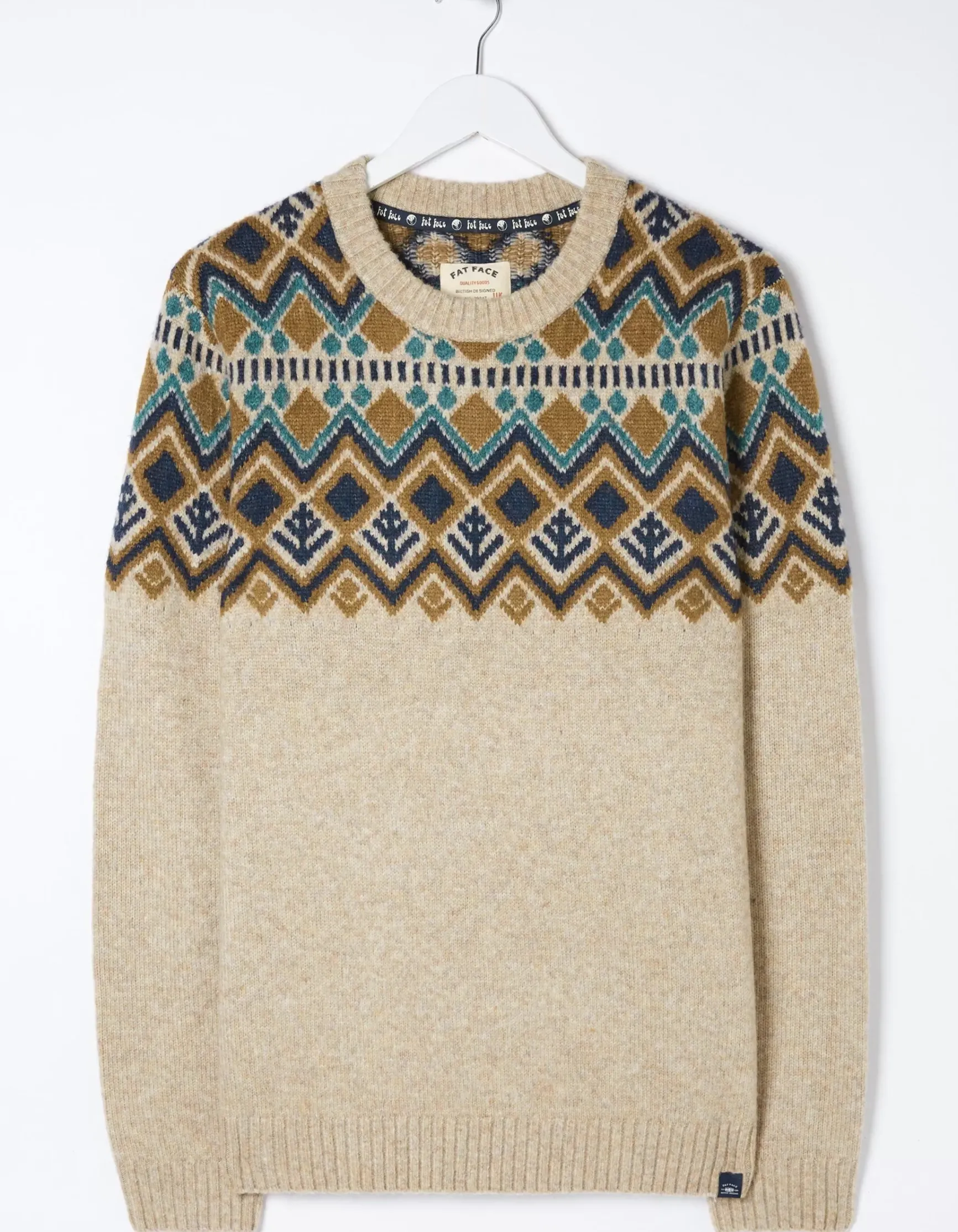 FatFace Ives Crew Jumper|Men Knitwear