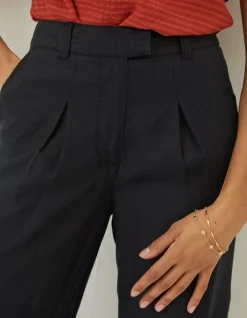FatFace Ives Wide Leg Linen Trousers|Women Trousers & Leggings