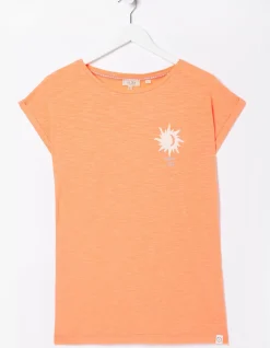 FatFace Ivy Breathe Deeply Graphic T-Shirt|Women Tops & T-Shirts