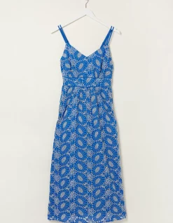 FatFace Jayden Broderie Midi Dress|Women Dresses