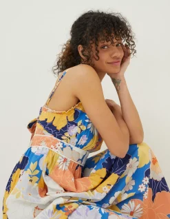 FatFace Jayden Coastal Midi Dress|Women Dresses