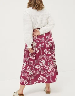 FatFace Jayla Wallpaper Floral Maxi Skirt|Women View All
