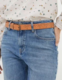 FatFace Jean Geo Laser Cut Leather Belt|Women View All