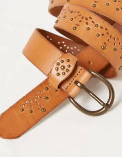 FatFace Jean Geo Laser Cut Leather Belt|Women View All