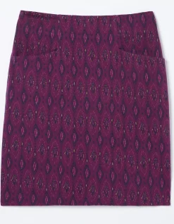 FatFace Jennie Ikat Geo Jersey Skirt|Women View All