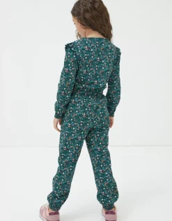 FatFace Jess Evergreen Floral Jumpsuit|Girls View All
