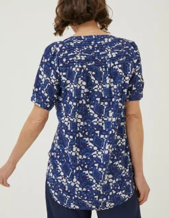 FatFace Jodie Geo Batik Blouse|Women Shirts & Blouses
