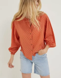 FatFace Jude Jacquard Blouse|Women Shirts & Blouses