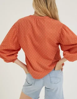 FatFace Jude Jacquard Blouse|Women Shirts & Blouses