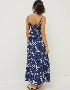 FatFace Julien Geo Batik Midi Dress|Women Dresses