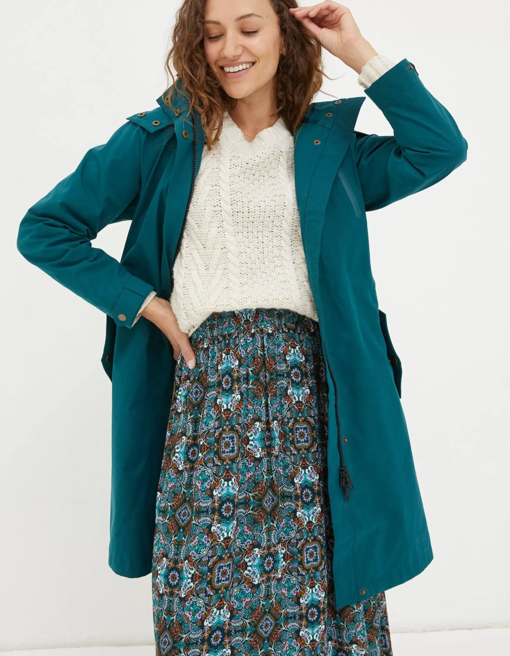 FatFace Juno Waterproof Long Coat|Women Coats & Jackets