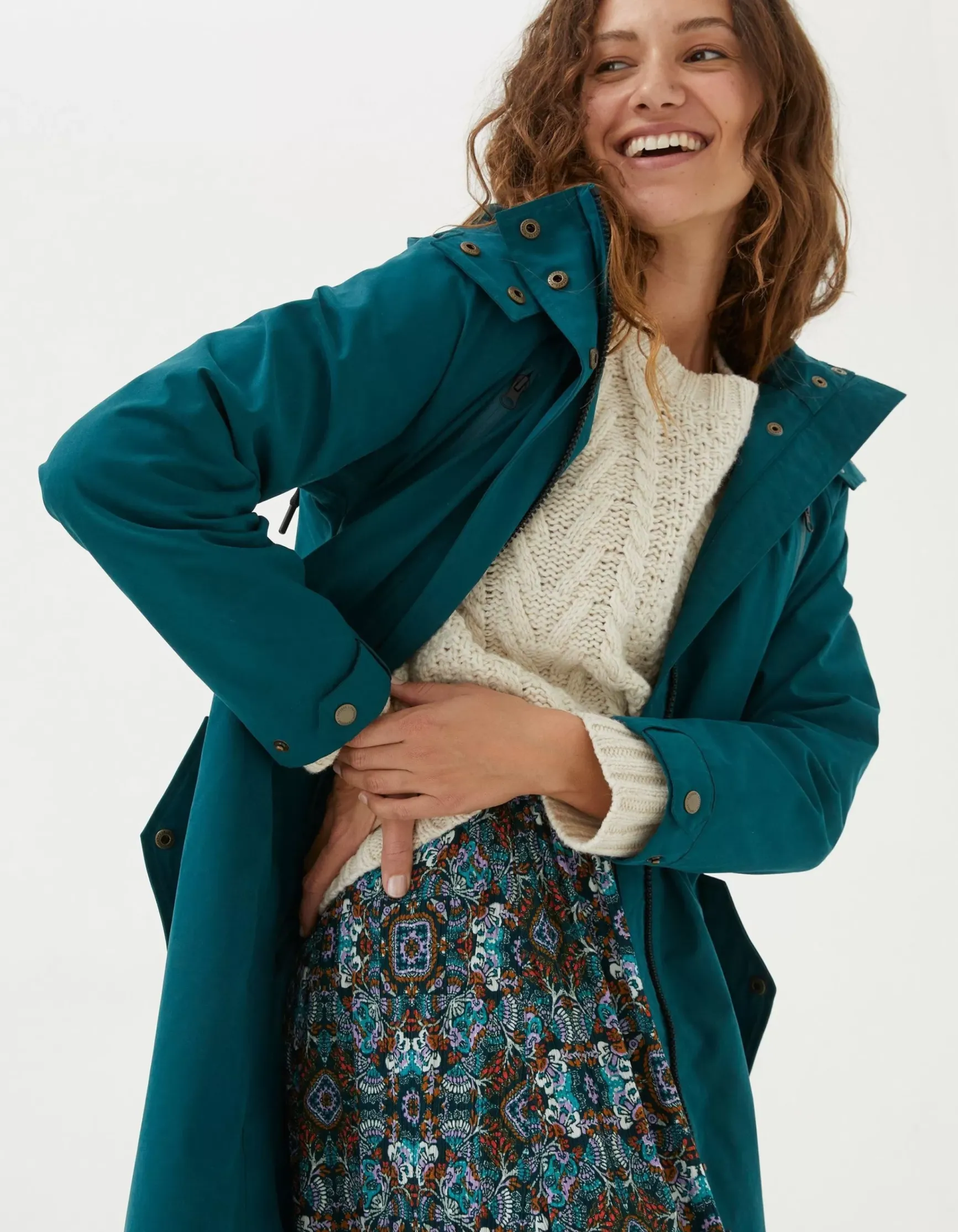 FatFace Juno Waterproof Long Coat|Women Coats & Jackets