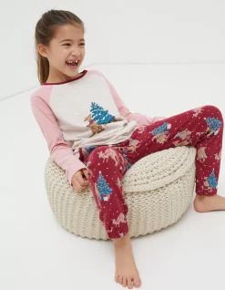FatFace Kangaroo Pyjama Set|Girls View All