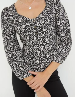 FatFace Kara Mono Vines Top|Women View All