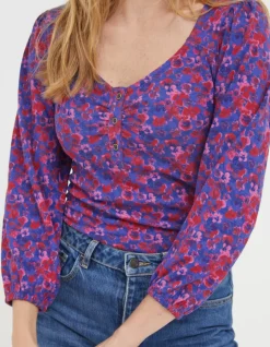 FatFace Kara Painterly Floral Top|Women View All