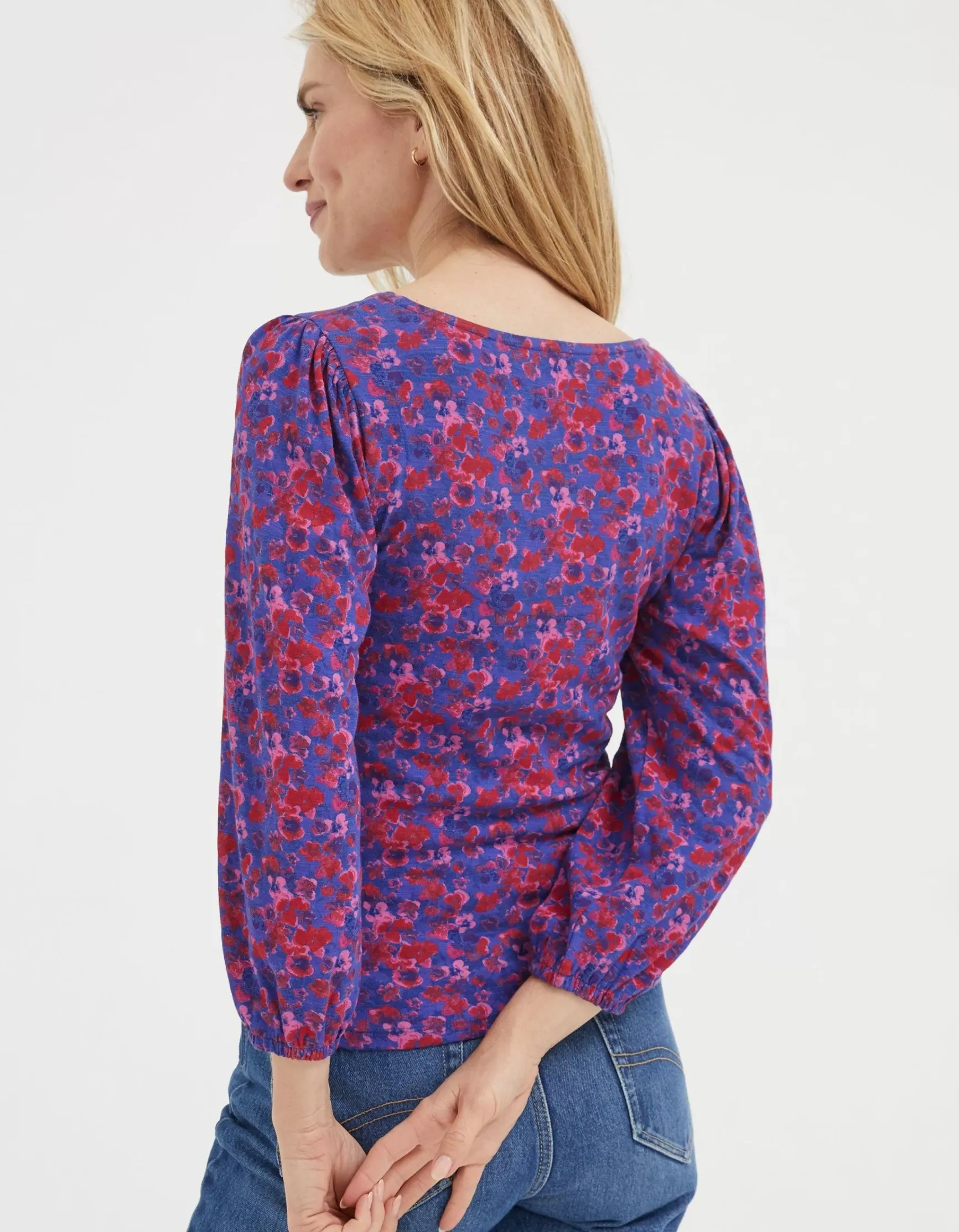 FatFace Kara Painterly Floral Top|Women View All