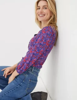FatFace Kara Painterly Floral Top|Women View All