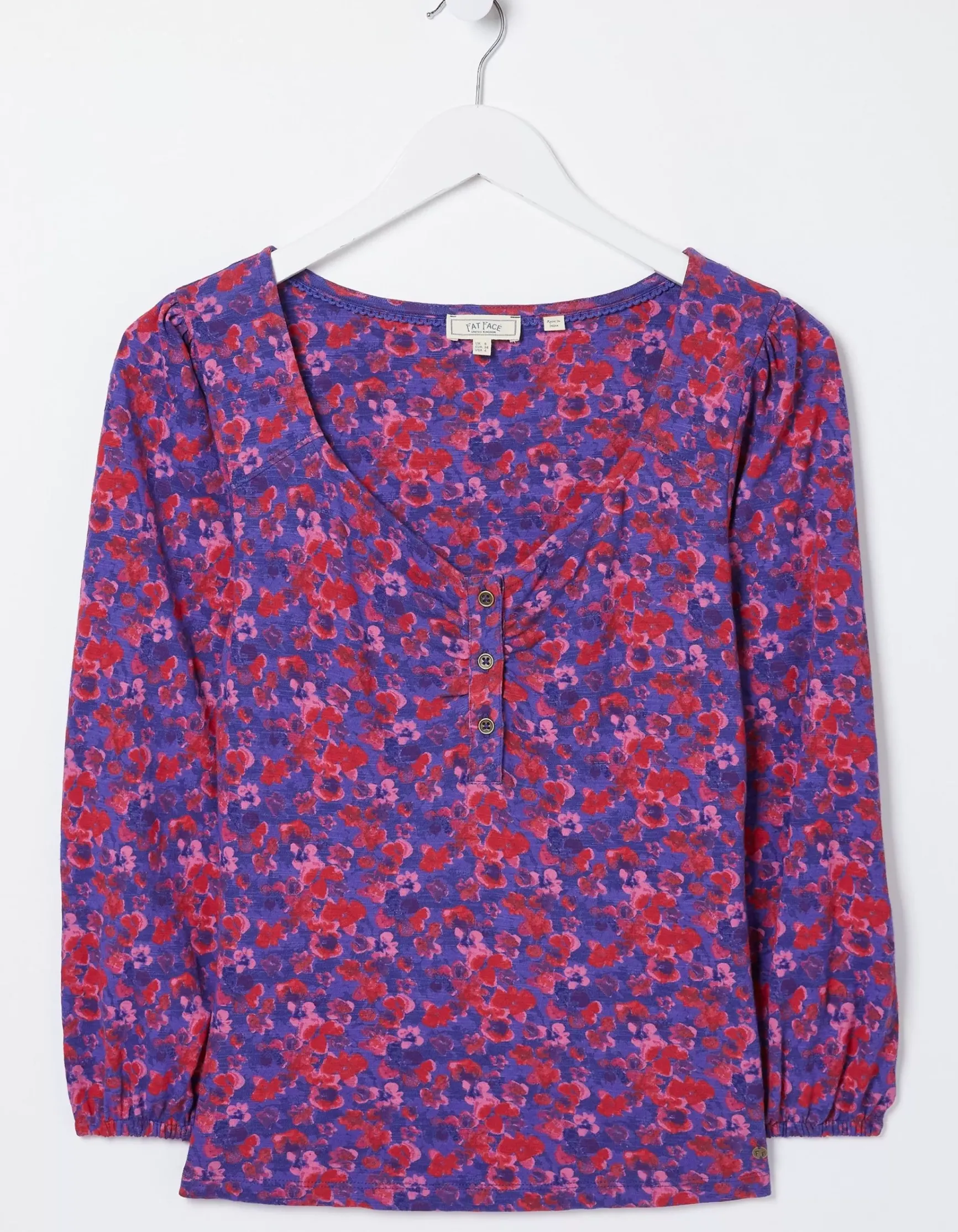 FatFace Kara Painterly Floral Top|Women View All