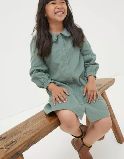 FatFace Katy Collared Cord Dress|Girls View All