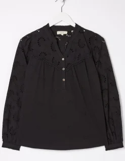 FatFace Kerry Broderie Top|Women Tops & T-Shirts