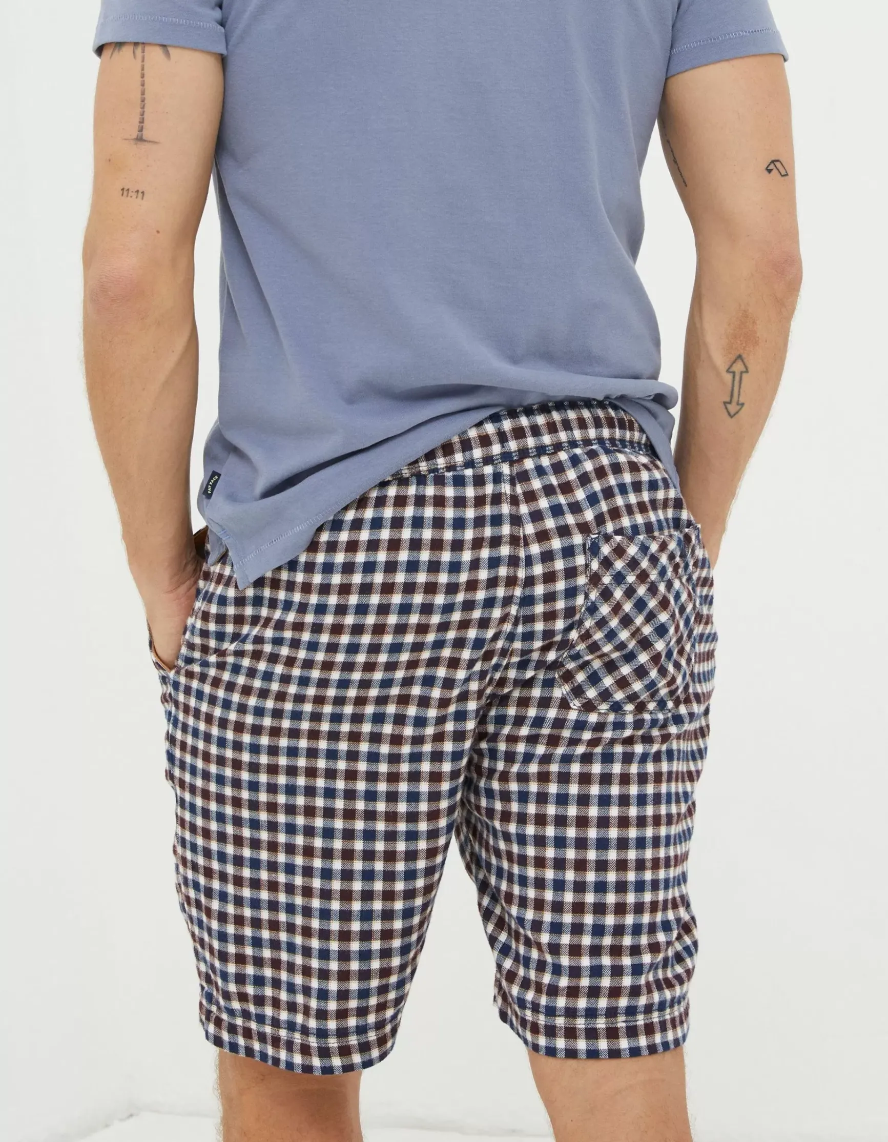 FatFace Keswick Check Lightweight Pyjama Shorts|Men View All