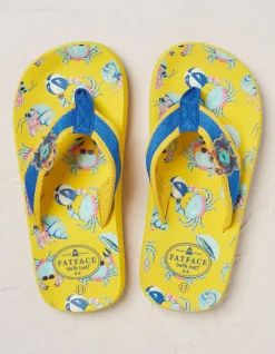 FatFace Kids Crab Flip Flops|Boys View All