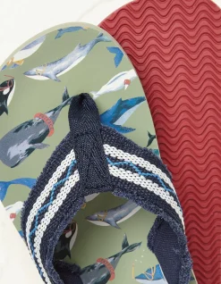 FatFace Kids Whale Flip Flops|Boys View All