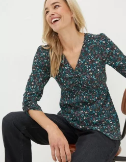 FatFace Kinsey Evergreen Blouse|Women Shirts & Blouses