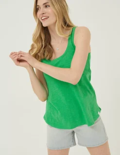 FatFace Kirsty Organic Cotton Vest|Women Tops & T-Shirts