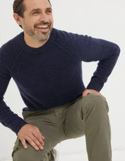 FatFace Lambswool Crew Jumper|Men View All