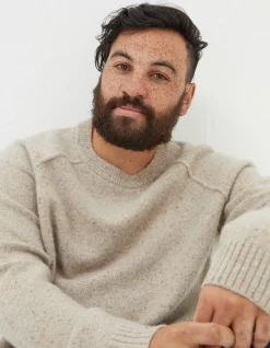 FatFace Lambswool Crew Jumper|Men View All