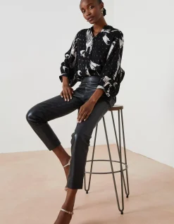 FatFace Lana Leather Tapered Trousers|Women View All