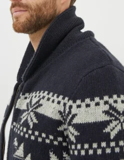 FatFace Lanark Shawl Pattern Cardigan|Men View All