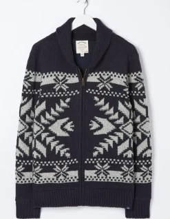 FatFace Lanark Shawl Pattern Cardigan|Men View All