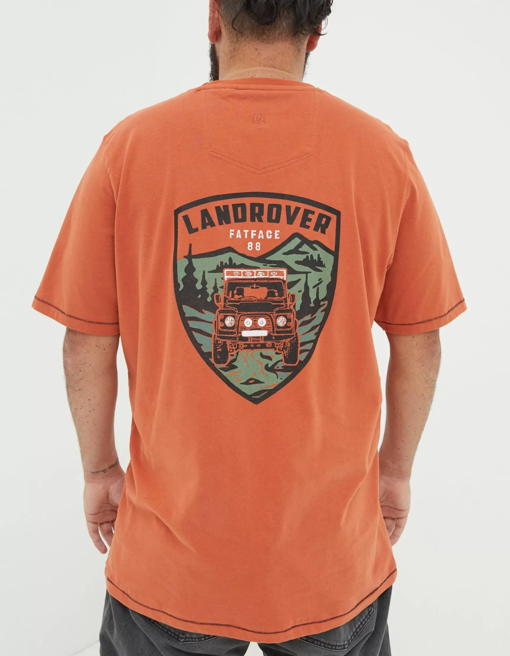 FatFace Land Rover Badge T-Shirt|Gifts Land Rover Collaboration