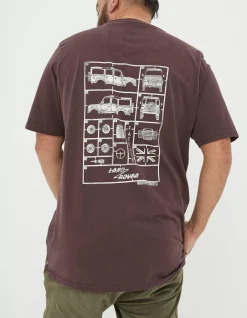 FatFace Land Rover Deconstructed T-Shirt|Gifts Land Rover Collaboration