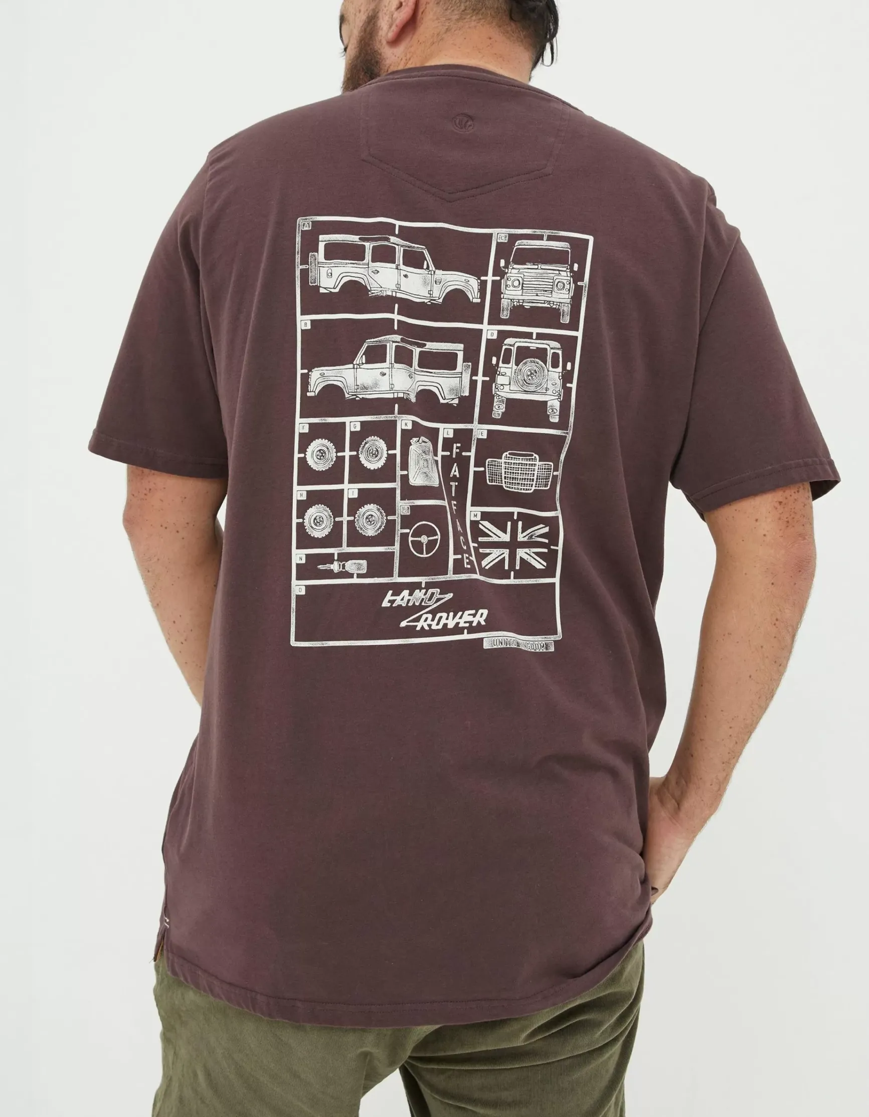 FatFace Land Rover Deconstructed T-Shirt|Gifts Land Rover Collaboration