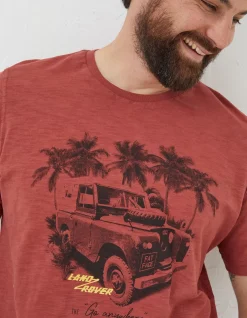 FatFace Land Rover Palm T-Shirt|Gifts Land Rover Collaboration