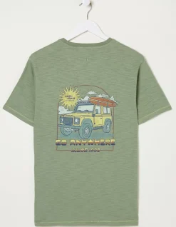 FatFace Land Rover Surf Trip T-Shirt|Gifts Land Rover Collaboration