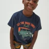 FatFace Land Rover Times Jersey T-Shirt|Gifts Land Rover Collaboration