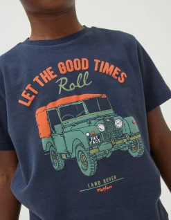 FatFace Land Rover Times Jersey T-Shirt|Gifts Land Rover Collaboration